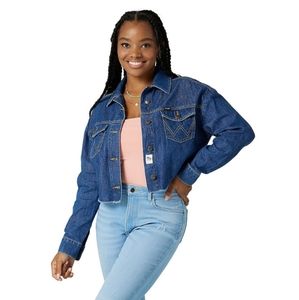 Wrangler Oversized Western Cropped Shacket